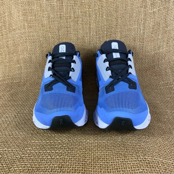 🛑SOLD🛑   ON CLOUD running shoes On Cloudstratus 2.0 blue black cloudtec size 8 - Picture 7 of 10